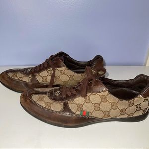Authentic GUCCI Monogram GG Sneakers